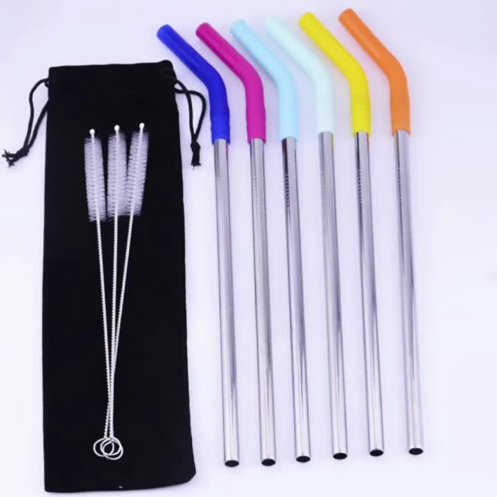 Straw, Reusable Stainless Steel Straws, & Drinking Straws With 16