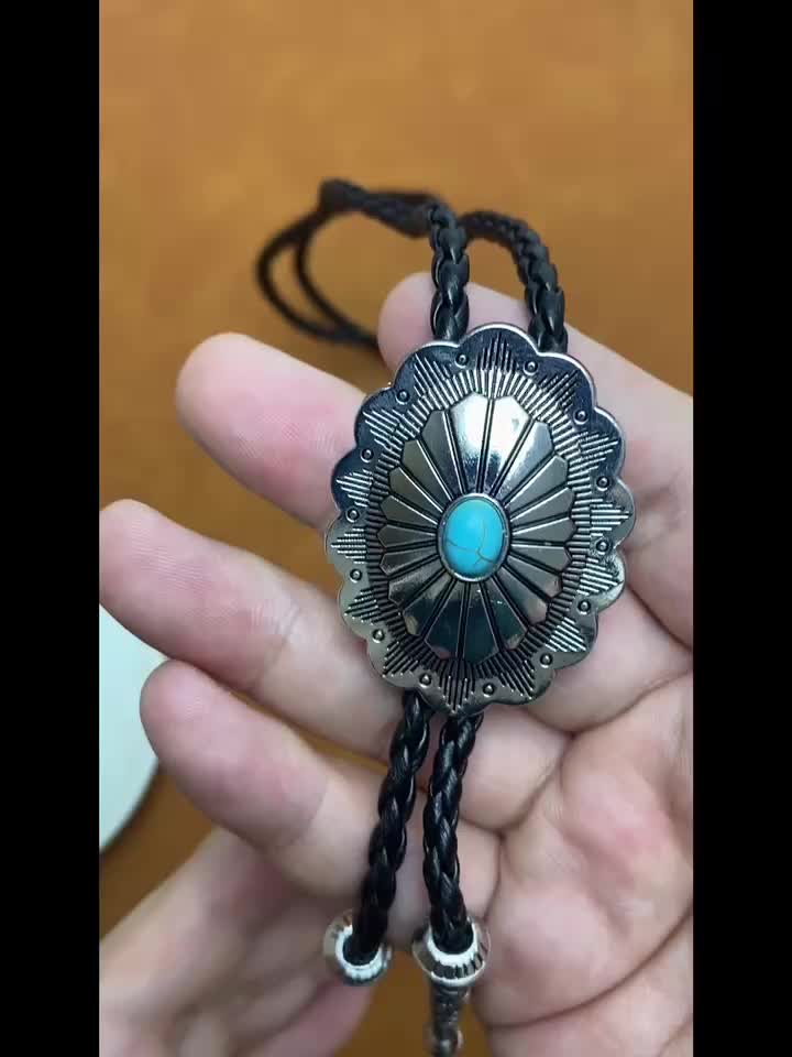 Concho with Turquoise Bolo