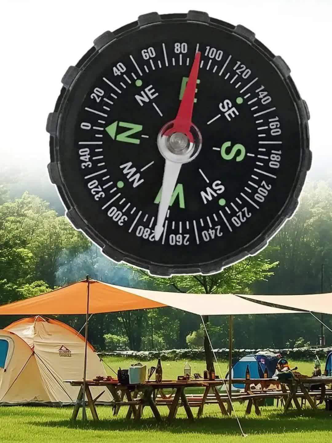 Waterproof Outdoor Survival Compass, Portable Mini Navigation Guide