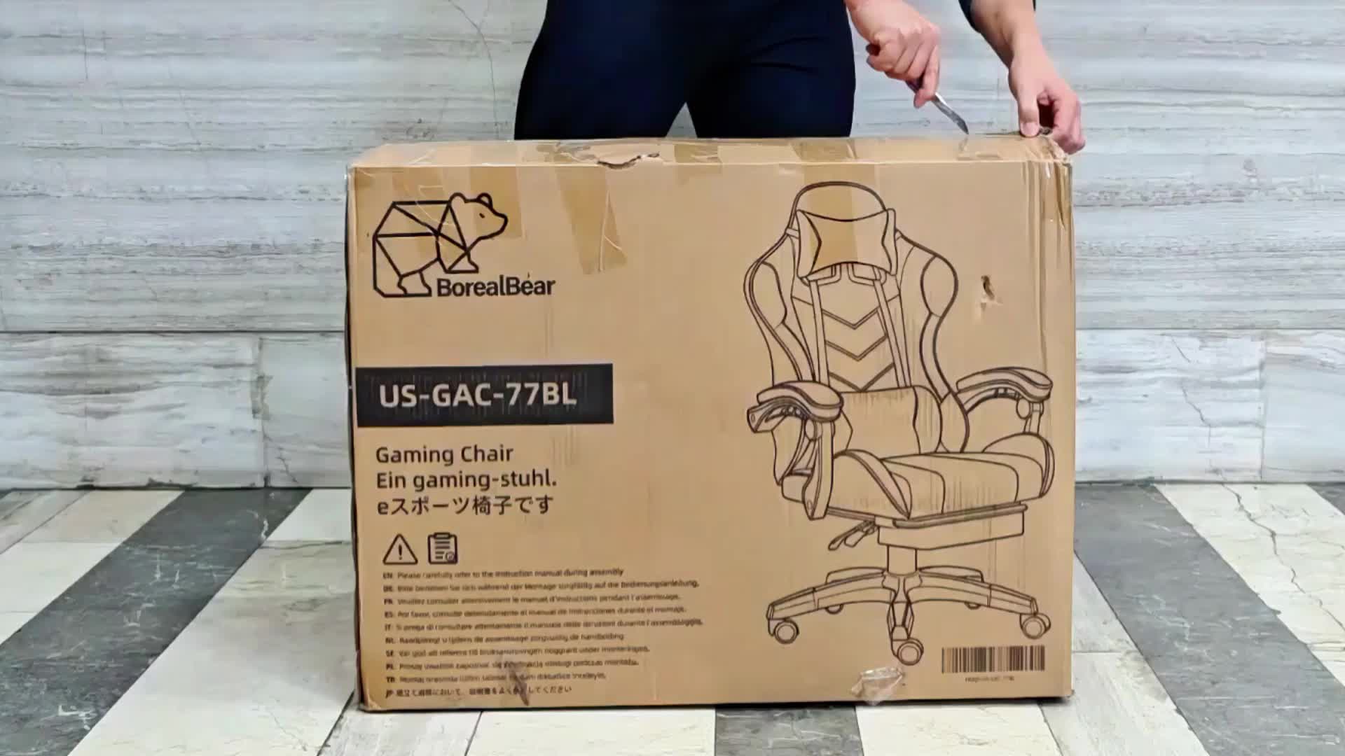 1pc Heavy-Duty Manual Recline E-Sports Chair Suitable for Adults & - Adjustable Footrest/Lumbar Support Gaming Desk Chair with Fixed Armrests, High-Padding Ergonomic Seat for Home Office Computer Chair, Modern for Home and Office Use - Image 17