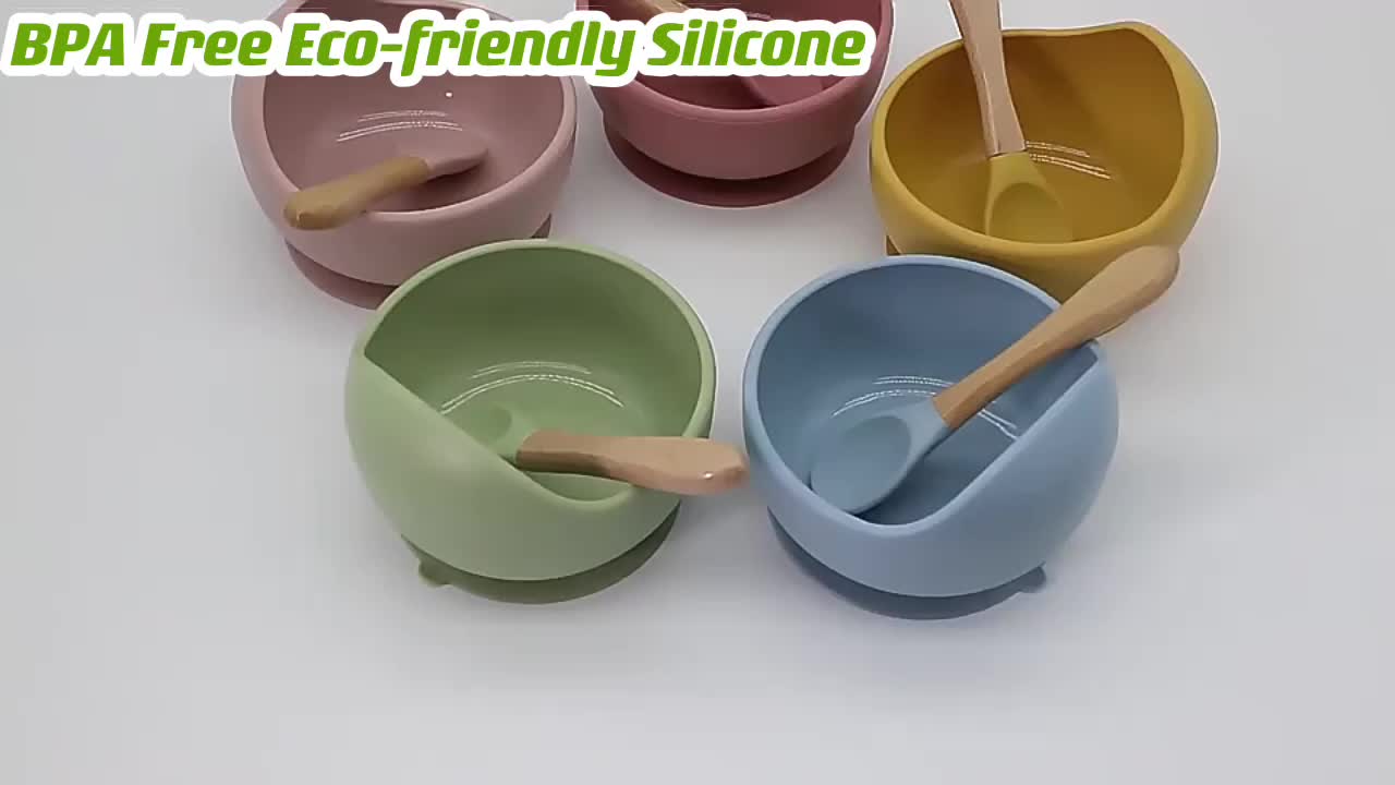 Silicone Baby Bowls, Baby Suction Bowls