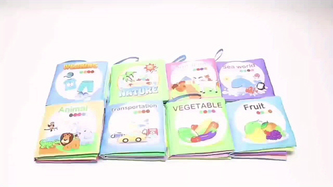 Set 8 Libri In Tessuto Morbido Giocattoli Bambini Libri - Temu Italy