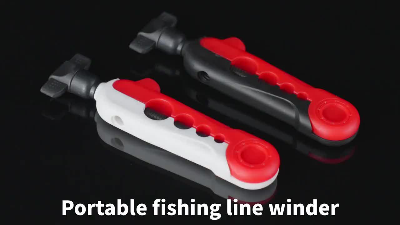 Generic 1PC Fishing Line Winder Portable Reel Line Spooler Red