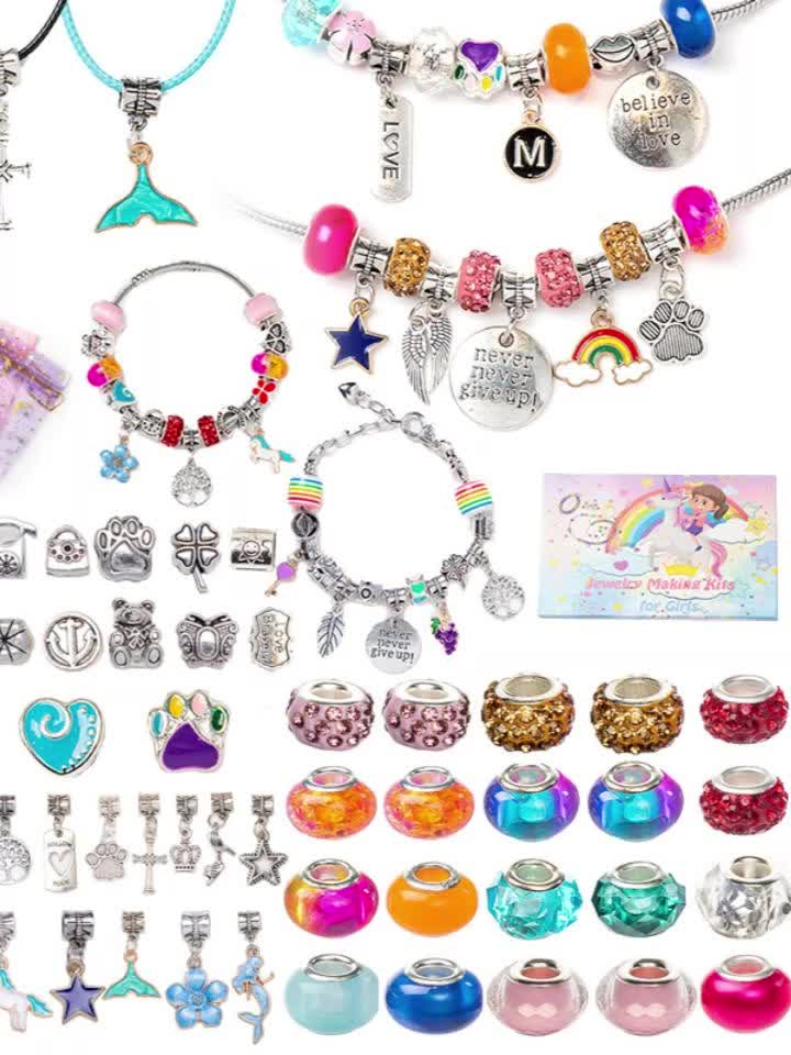 Diy Jewelry Making Kits women's Bracelet Necklace girls' - Temu