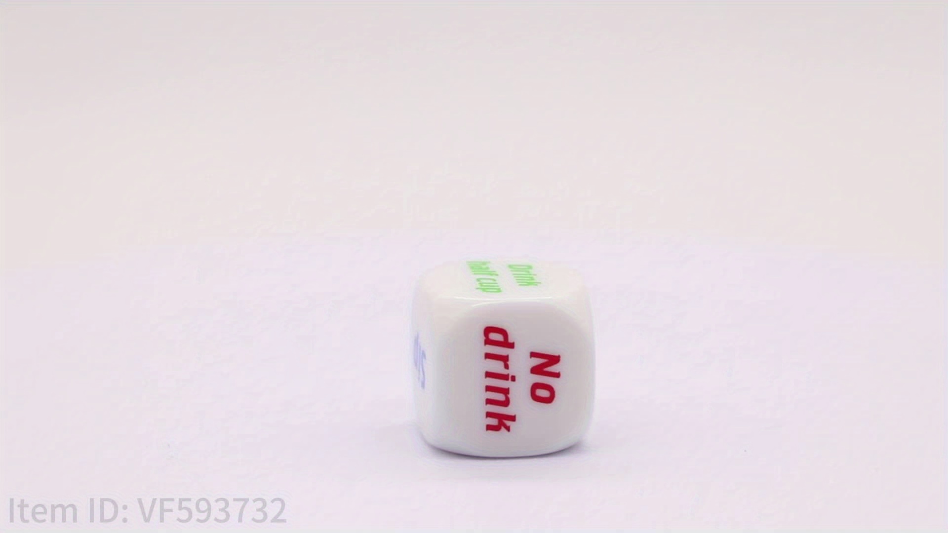 1pc Fun Drinking Game Dice, Six-Sided with Random Color Design
