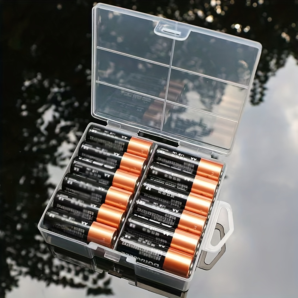 Battery Storage Organizer,YHSWE The Battery Organizer Storage Case with Tester,230+ Large Capacity Battery Storage Box,Clear Battery Organizer Storage