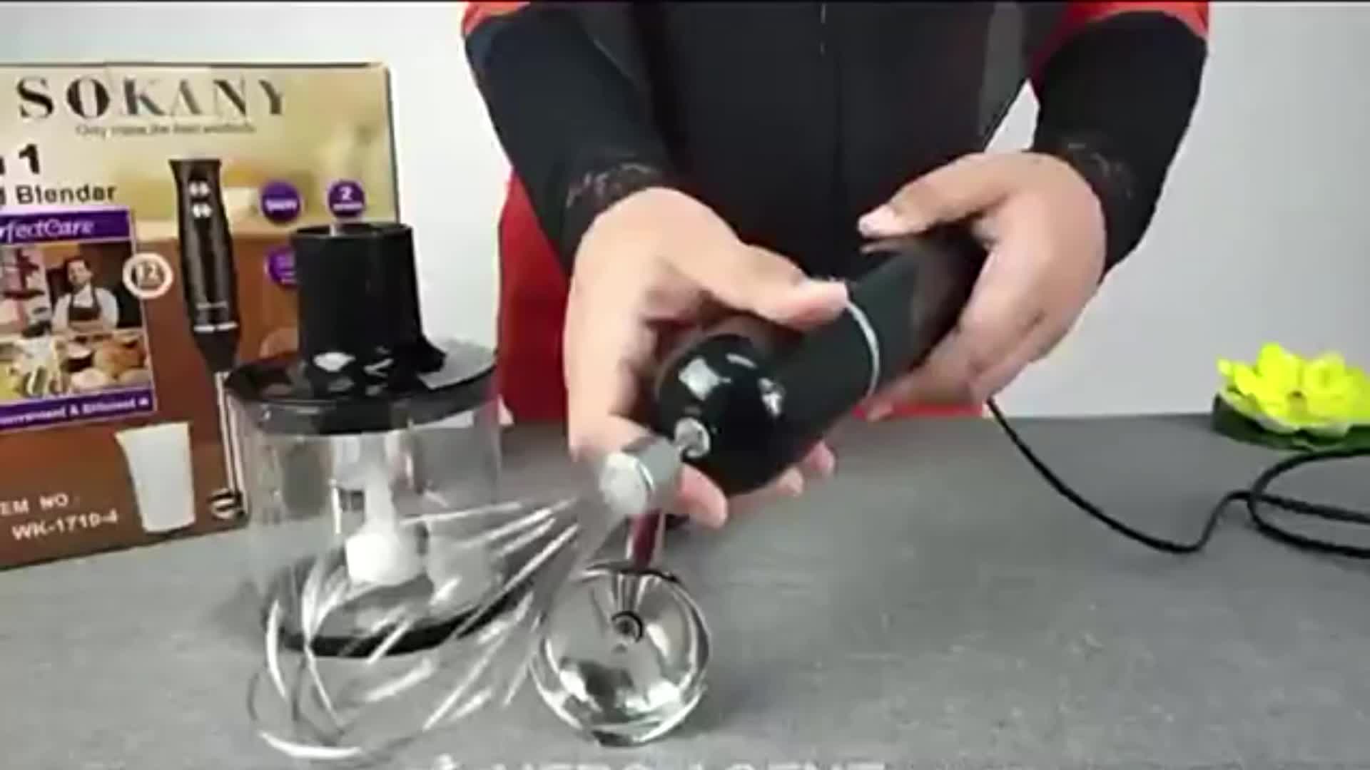 sokany commercial mini hand immersion blender