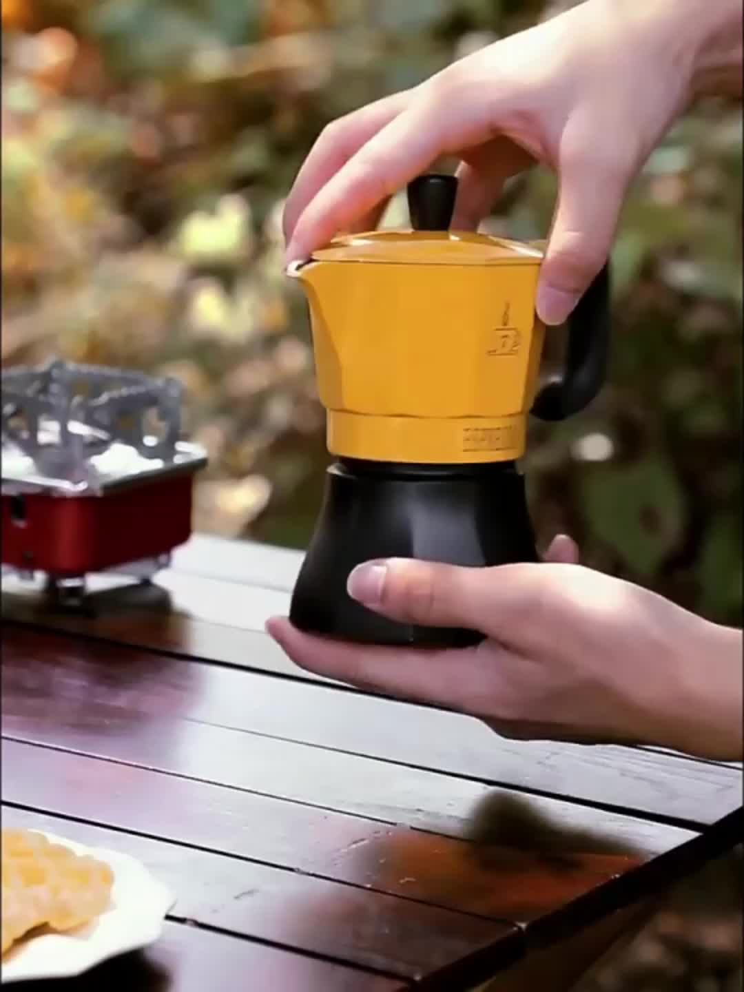 Dropship RAINBEAN Moka Pot 6 Cup Set, 11 Oz / 300ml Stovetop
