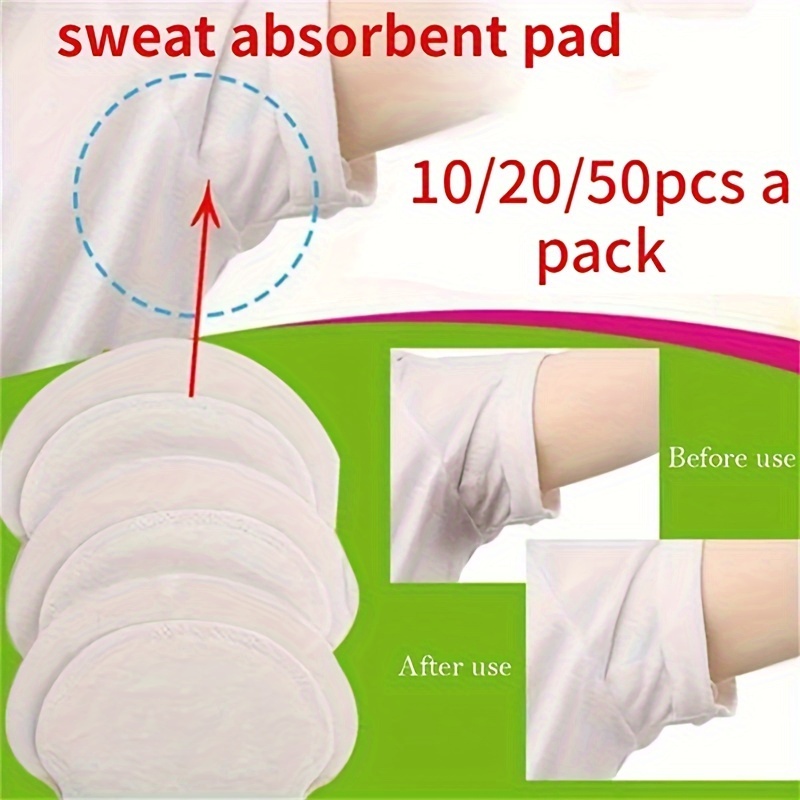 20/30/50PCS Underarm Sweat Pads, Armpit Sweat Pads For Women And Men  Premium Sweat Shield Fight Hyperhidrosis,Disposable Underarm Pads For  Sweating Women,Comfortable Unflavored, Non Visible