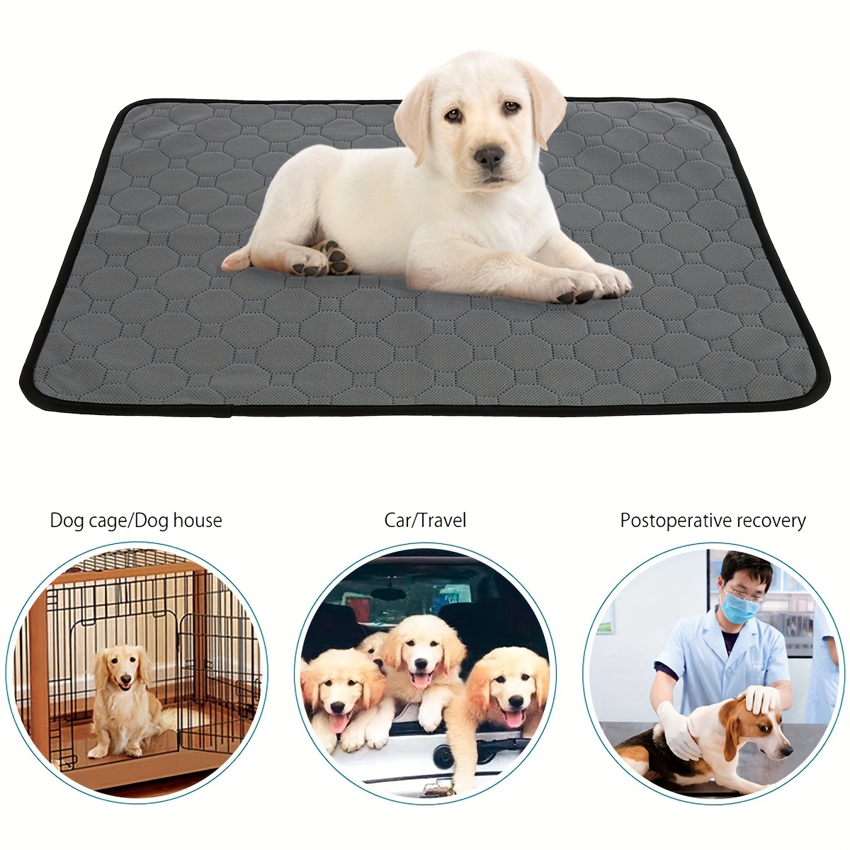 Bandeja de entrenamiento para orina de mascotas para cachorros y perros,  bandeja para inodoro con bandeja de 20 x 25 pulgadas (para perros mayores)