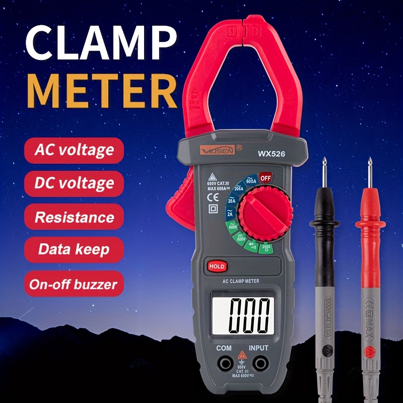 Gscete Professional Digital Clamp Multimeter Dc/ac Electrician