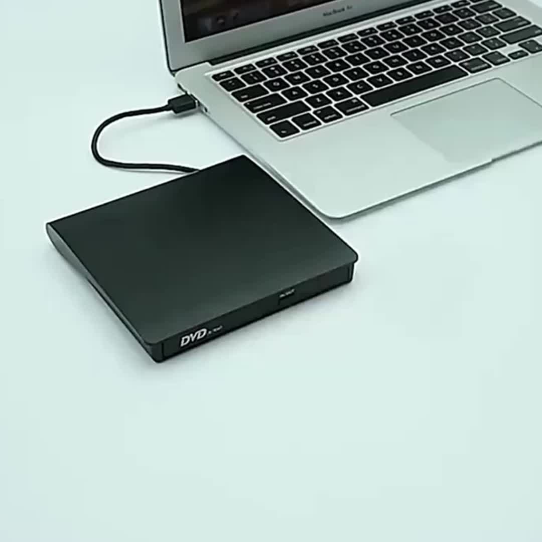Portable USB Interface, External Optical Drive, DVD Burner, Notebook  Computer, Mobile Computer, Ultra-thin Optical CD/DVD Drive, Notebook  Computer Wit