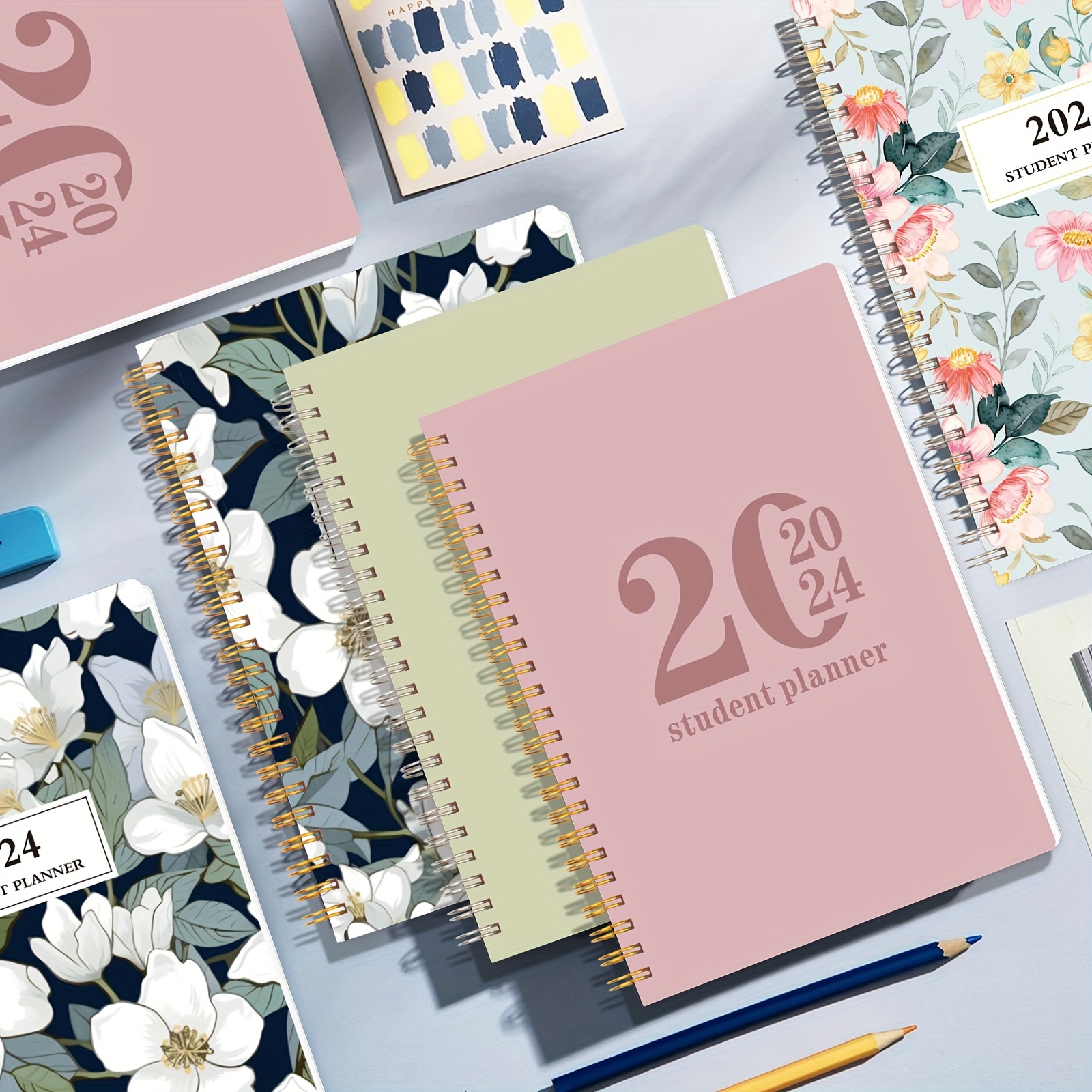 2024 A7 Mini Portable Agenda Book Diary Weekly Planner Pocket Notebooks To  Do List English Notepad With Calendar Writing Pads - AliExpress