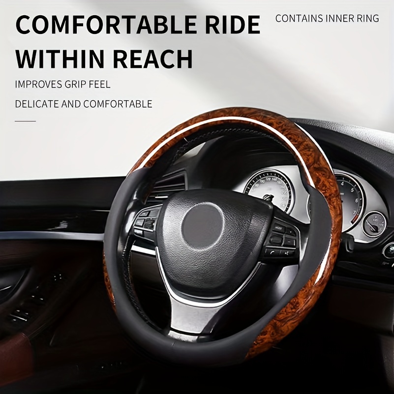 Universal Flax Car steering wheel cover Comfortable Anti-slip Auto  Handlebar Covers Fashion Interior Car Accessories - AliExpress