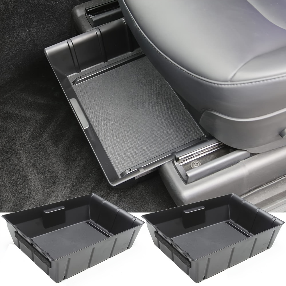 For Tesla Model Y Rear Console Center Storage Box Organizer Tray Car  Accessories