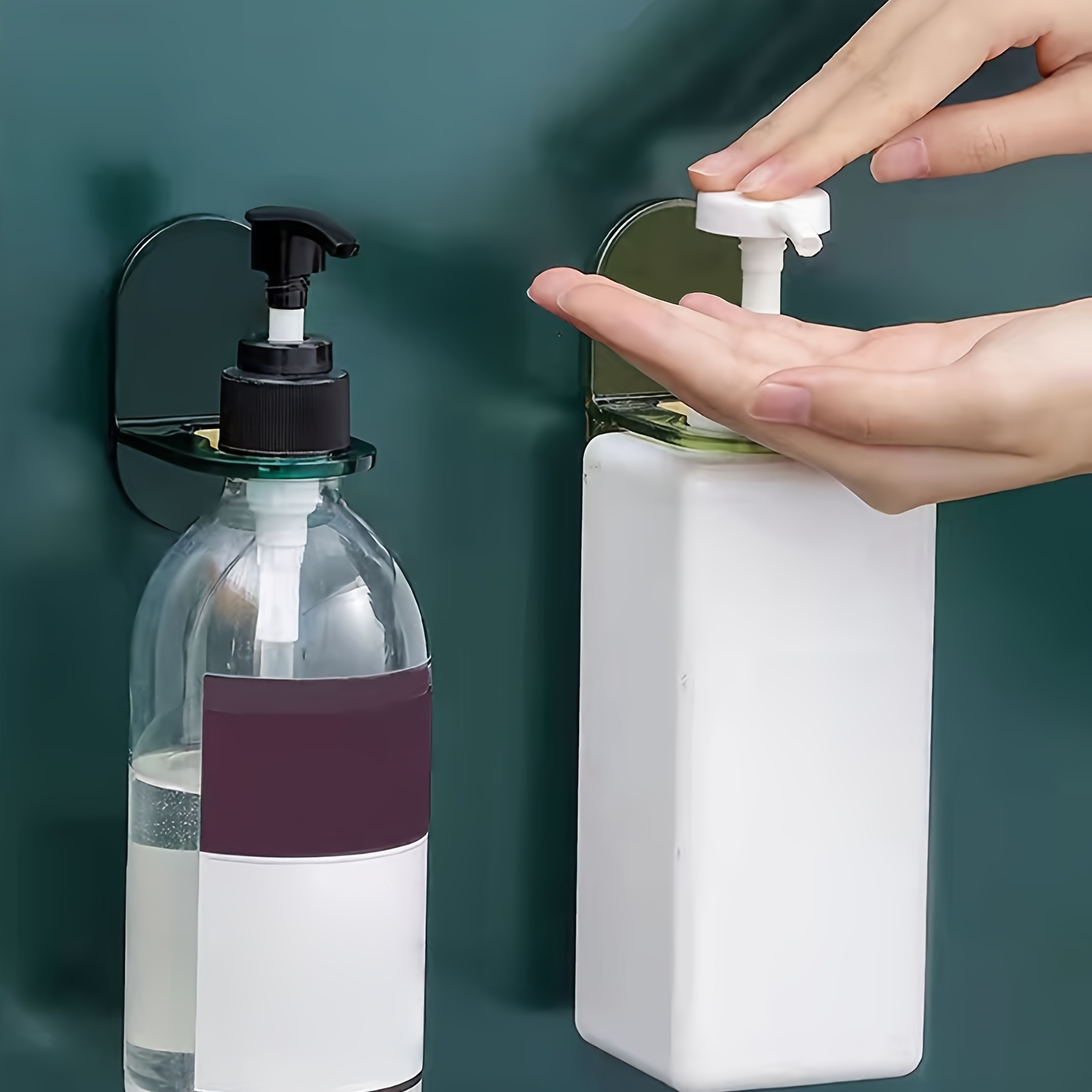 Shower Gel Bottle Hook, Shampoo Holder For Shower, Wall Mounted Liquid Soap  Dispenser Hanger, Soap Dispenser Bottle Rack, Bathroom Shampoo Holder Hook,  Bathroom Accessories - Temu