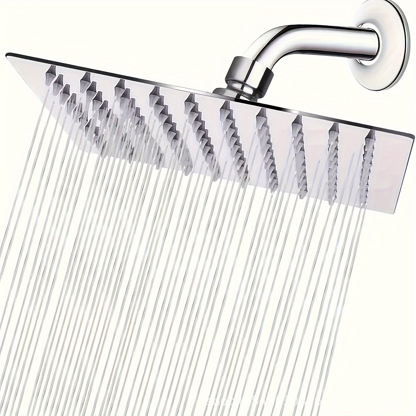Cabezal de ducha de lluvia de alta presión de 20 pulgadas, estilo moderno,  de acero inoxidable, cuadrado, cabezal de ducha de lluvia para baño