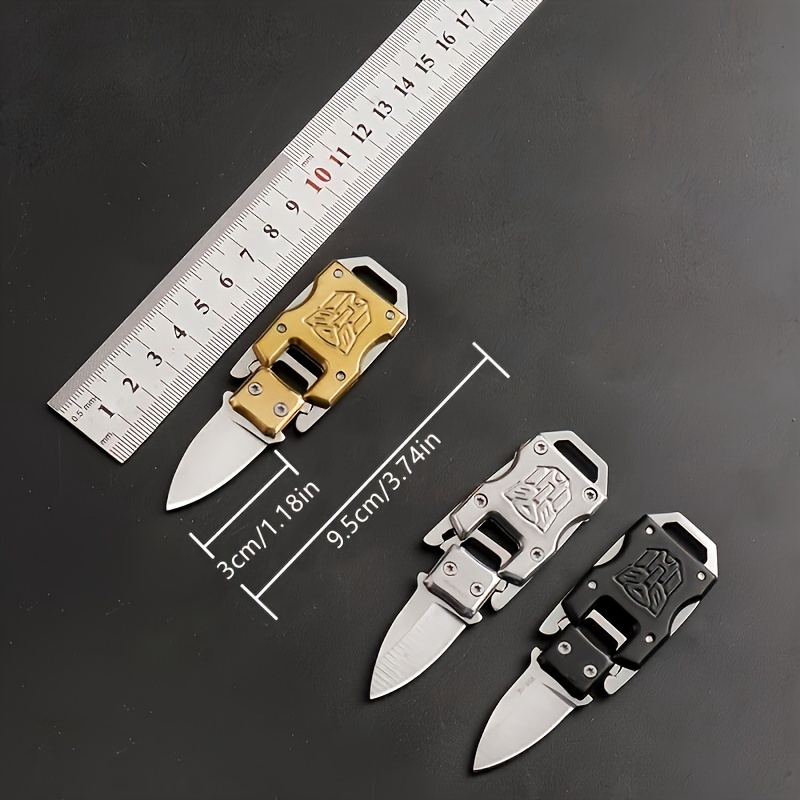 Tactical Mini Knife: Portable Multifunctional Folding Knife For Outdoor  Survival Accessories - Temu