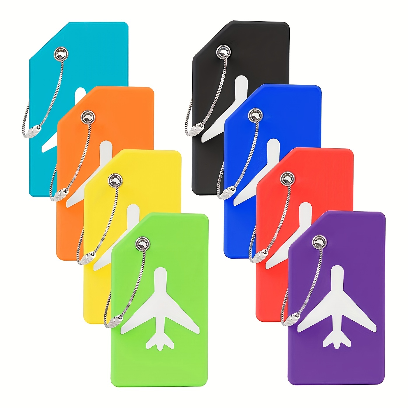 Etiquetas Equipaje Identificadores Maletas Avión Accesorios - Temu