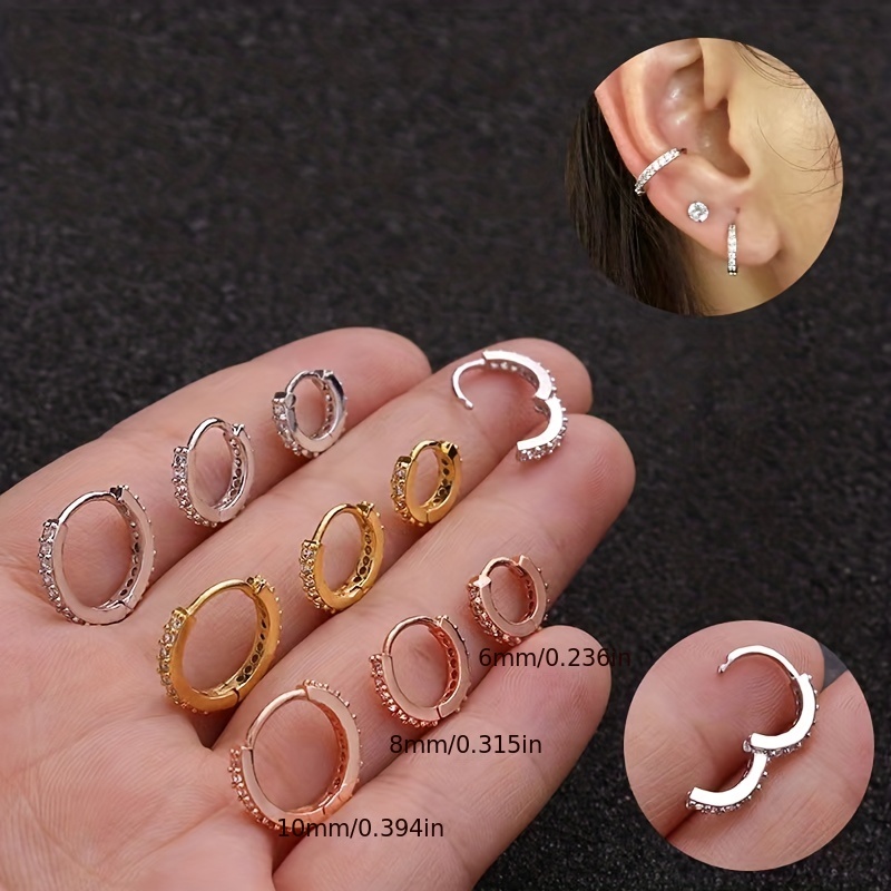 Cartilage hoop earrings hot sale piercing pagoda