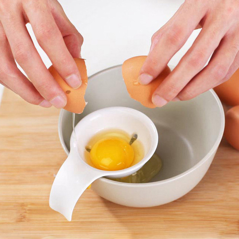 Large Plastic Egg White Separator, Kitchen Baking Gadgets, White and Yolk  Separator Machine, Household Attachment, New