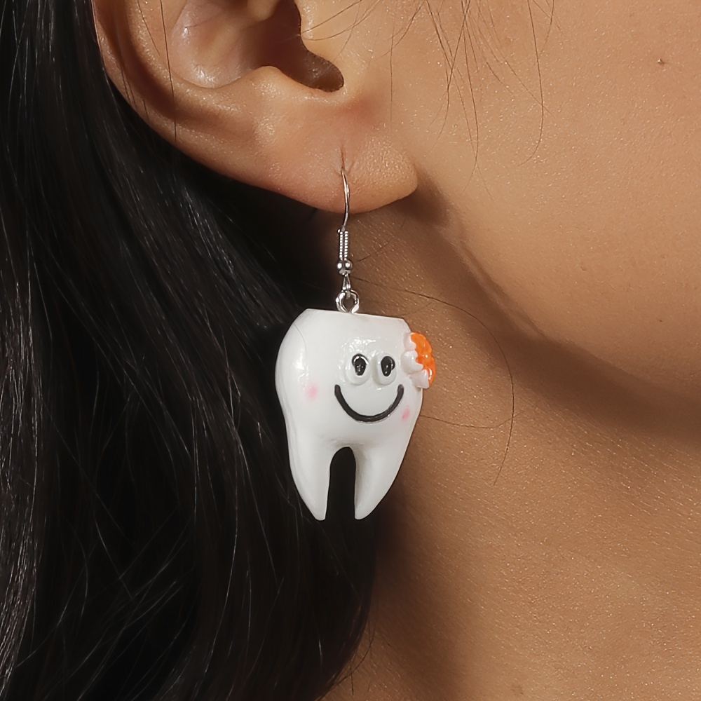 Tooth earrings sale