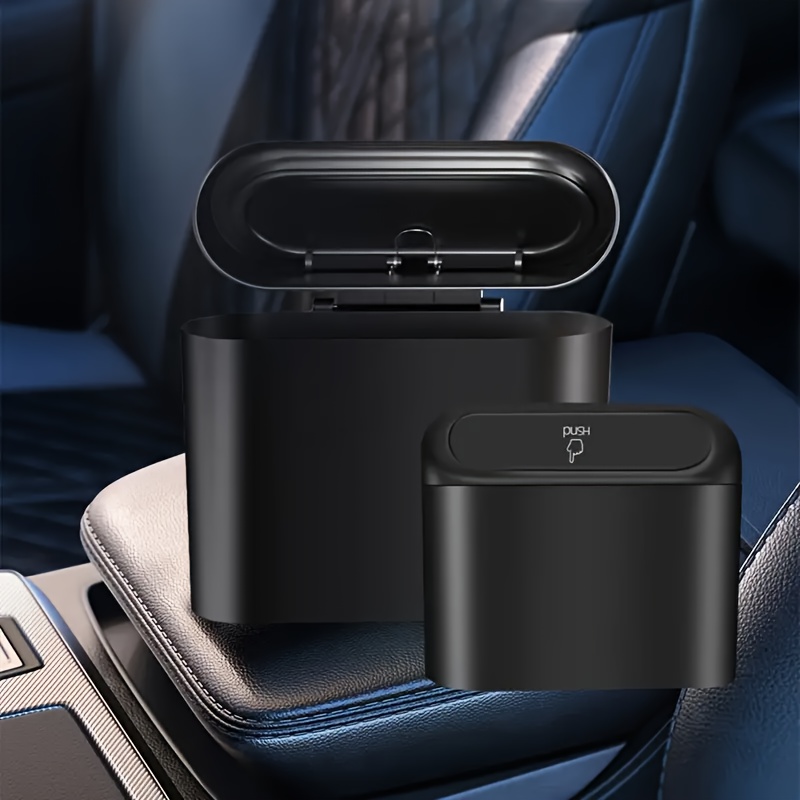 1 Stück Schwarzer Auto-mülleimer Mit Seitlicher Tür Hängende  Aufbewahrungsbox Mini-autoabfallbehälter, aktuelle Trends, günstig kaufen