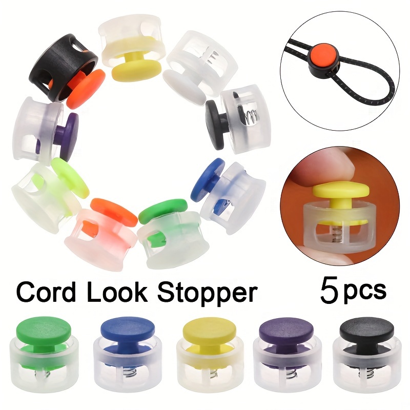 Mandala Crafts Cord Locks Toggle Plastic Spring Stop for Draw String L –  MudraCrafts