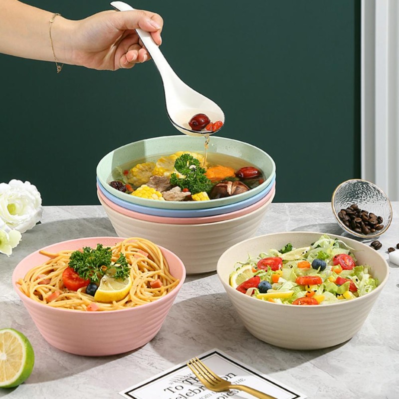 Unbreakable Plastic Japanese Style Ramen Bowl With 1 Spoon - Temu