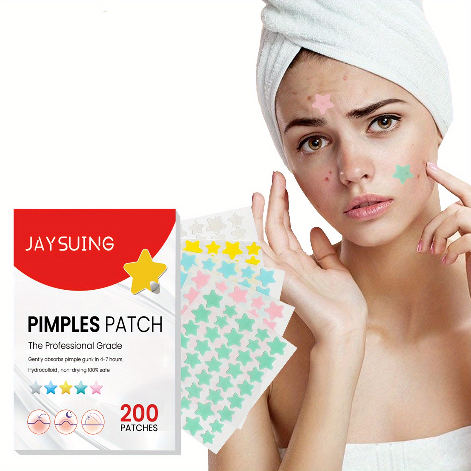 Jaysuing invisible acne patches Hydrocolloidal Tea Tree Oil Ultra