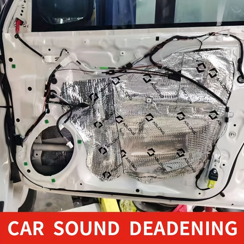 Car Acoustic Thermal Sound Deadener Mat Sound Proof Wall - Temu