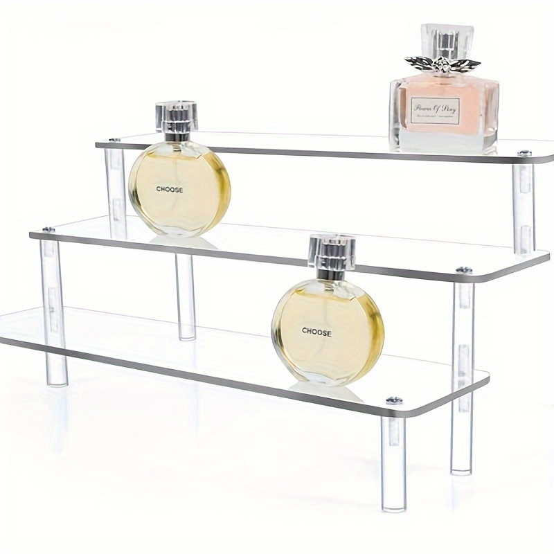 Wholesale Custom 4 Tier Acrylic Perfume Organizer display Rack