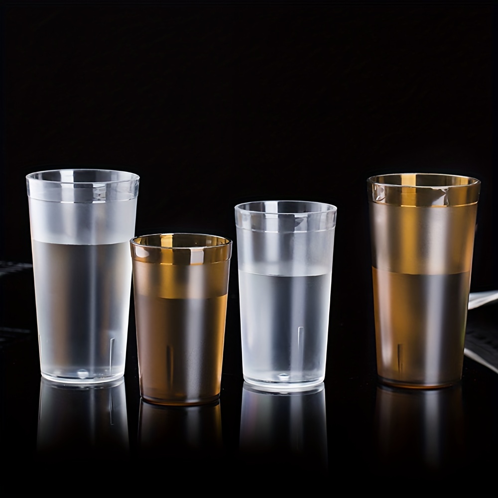 Acrylic Drinking Glasses Set Reusable Drink Tumblers Unbreakable