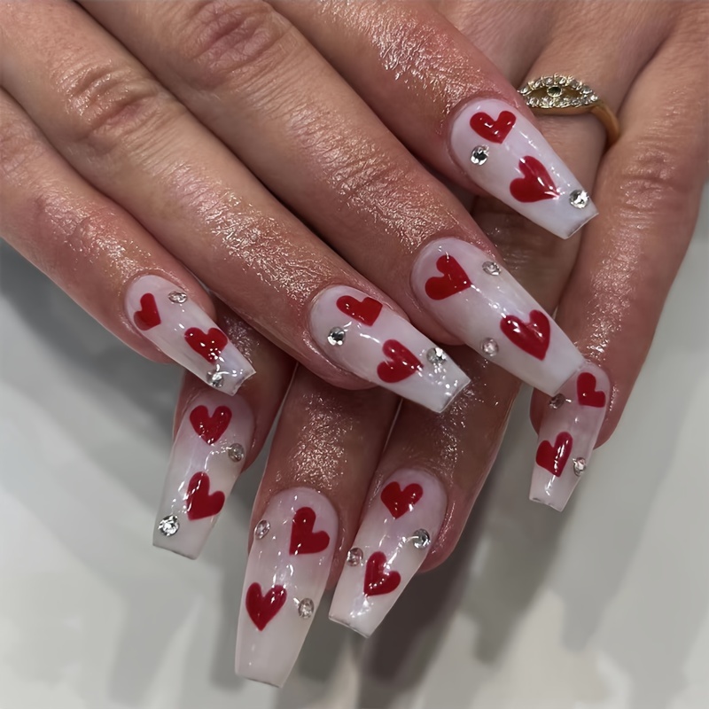 Valentines Nails - Temu