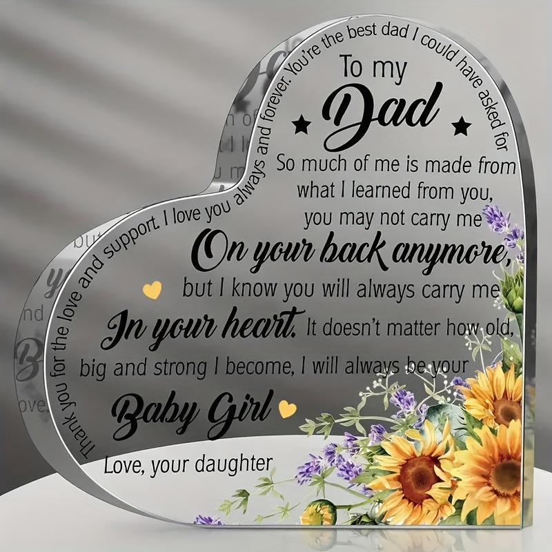 Portable Box Father's Day Birthday Gift Acrylic - Temu