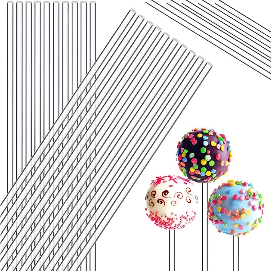  4 Inch White Lollipop Sticks, Lollipop Treat Sticks, for  Homemade Candy, Cookies, Dessert, 200 Pcs: Home & Kitchen