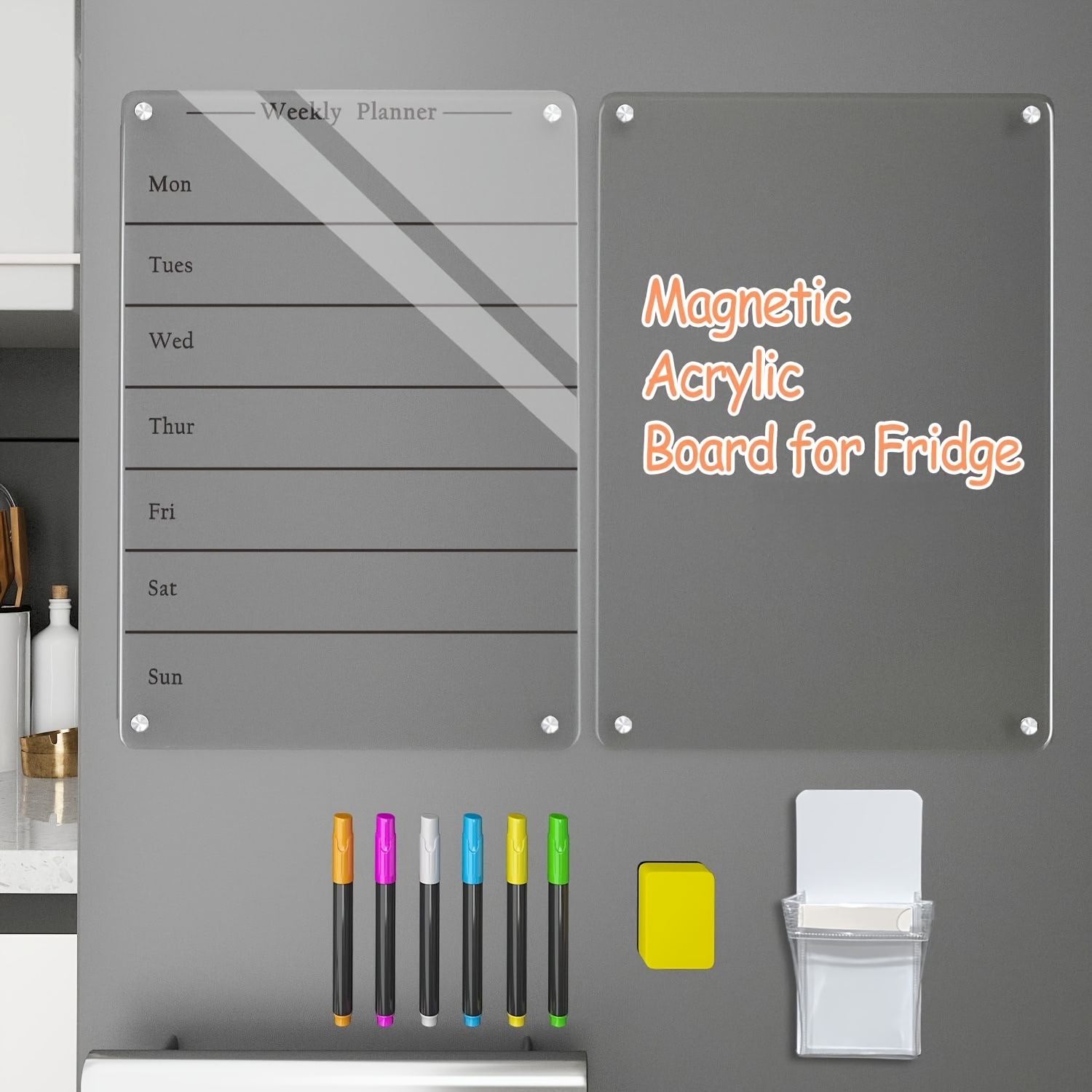 Acrylic Magnet Dry Erase Board - Temu