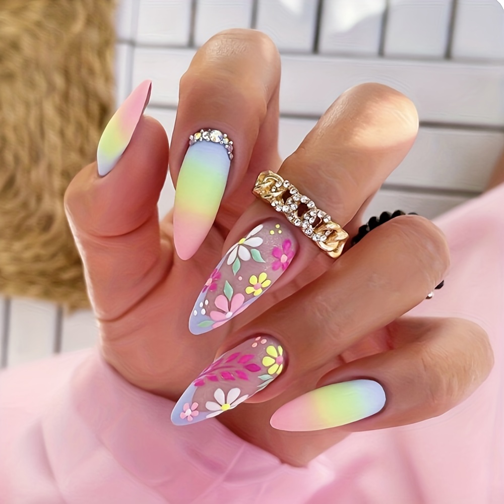 OMBRE HOLOGRAPHIC Nail Art Foil Transfer Sticker Nails Design For Manicure  UK