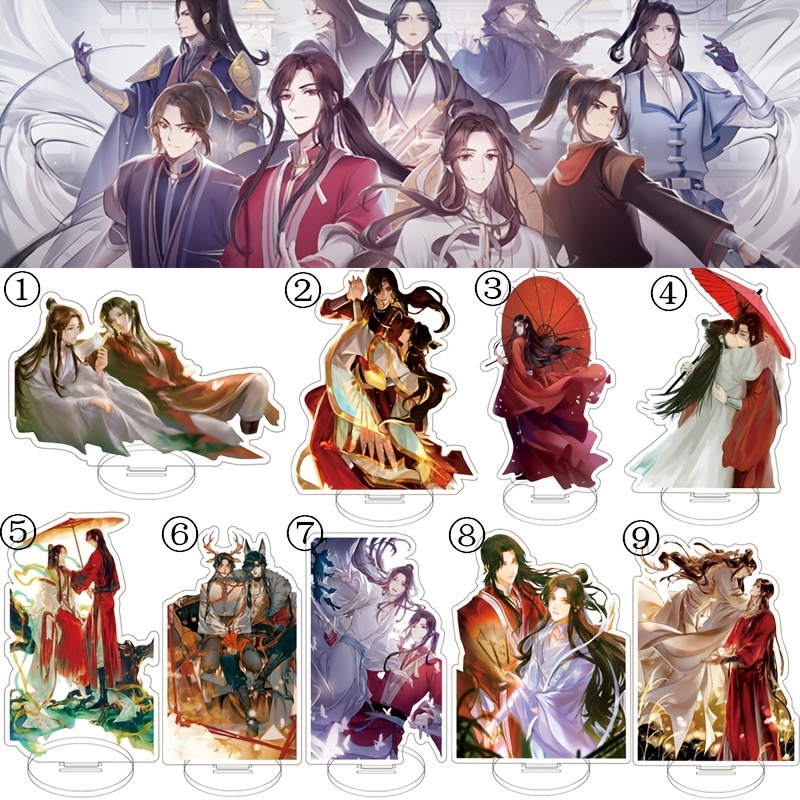 Anime Mo Dao Zu Shi Acrylic Stands Wei Wuxian Lan Wangji Figure Model Plate  Holder Anime Desktop Standing Card Collection Model Fans Gift B 