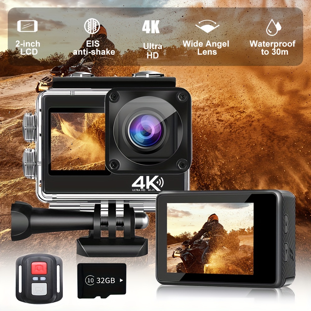 HONGDAK Kit de accesorios de cámara de acción para GoPro Hero 11 10 9,  color negro, carcasa impermeable + funda de silicona, brazo ajustable de 3