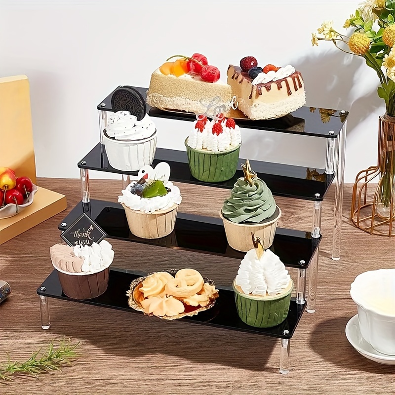 Risers For Display Square Acrylic Riser Dessert Display - Temu