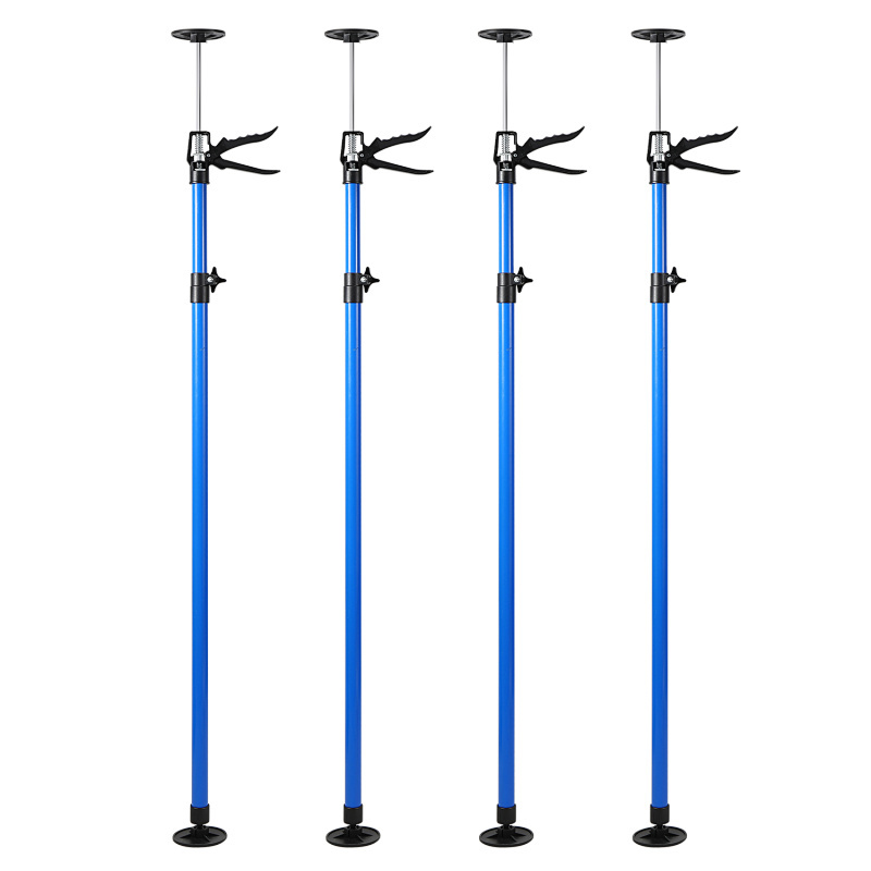 TEMU 2/ 4pcs Telescopic Support Rod 115- 290cm Adjustable Cabinet Jack 50kg Load- Bearing Capacity Telescopic Support Rod With And Non- Slip Base