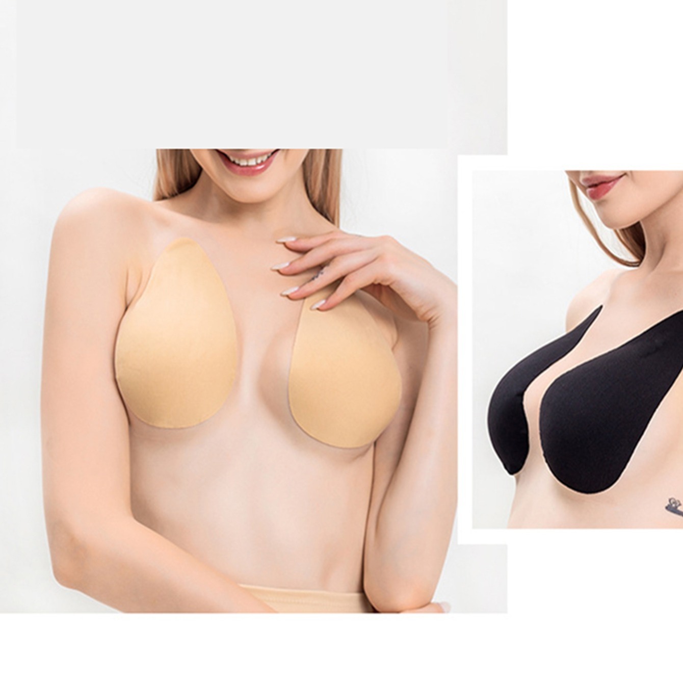 Women's Mango Shaped Self Adhesive Bra Chest Cover Lingerie - Temu