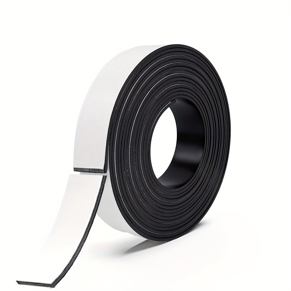 Magnetic Tape, 12 Feet Magnet Tape Roll (1'' Wide x 12 ft Long), with 3M  Strong Adhesive Backing. Perfect for DIY, Art Projects, whiteboards &  Fridge