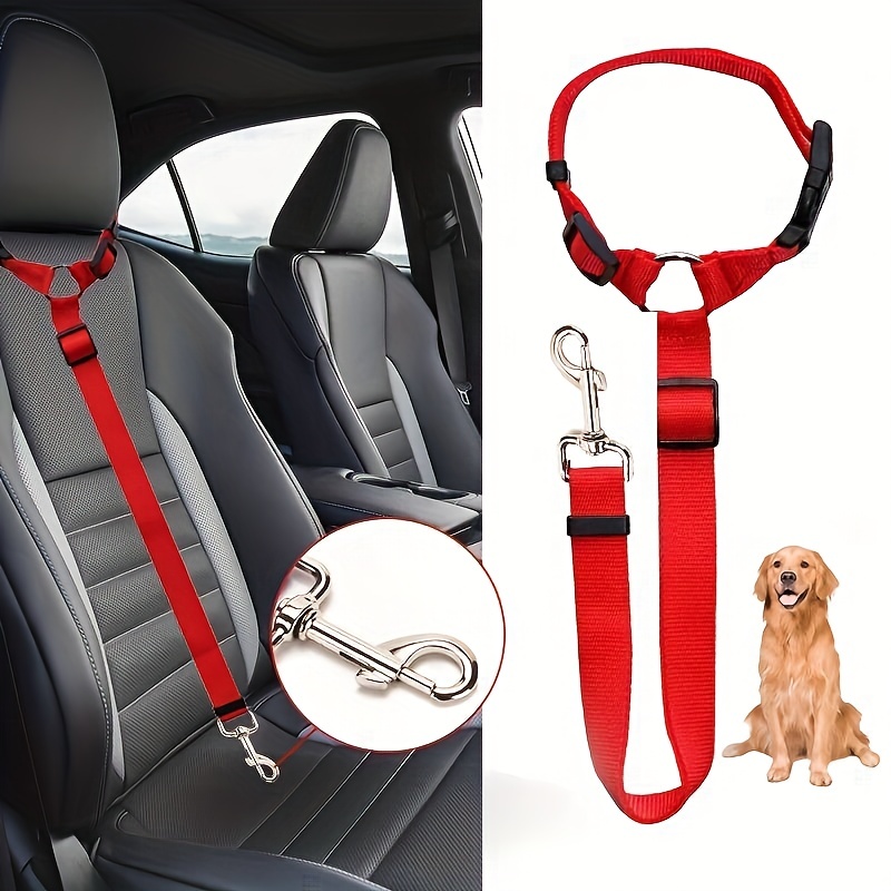 Suministros de mascotas coche de seguridad cuerda cuerda anillo tampón  cinturón de seguridad del perro cinturón de seguridad fijo