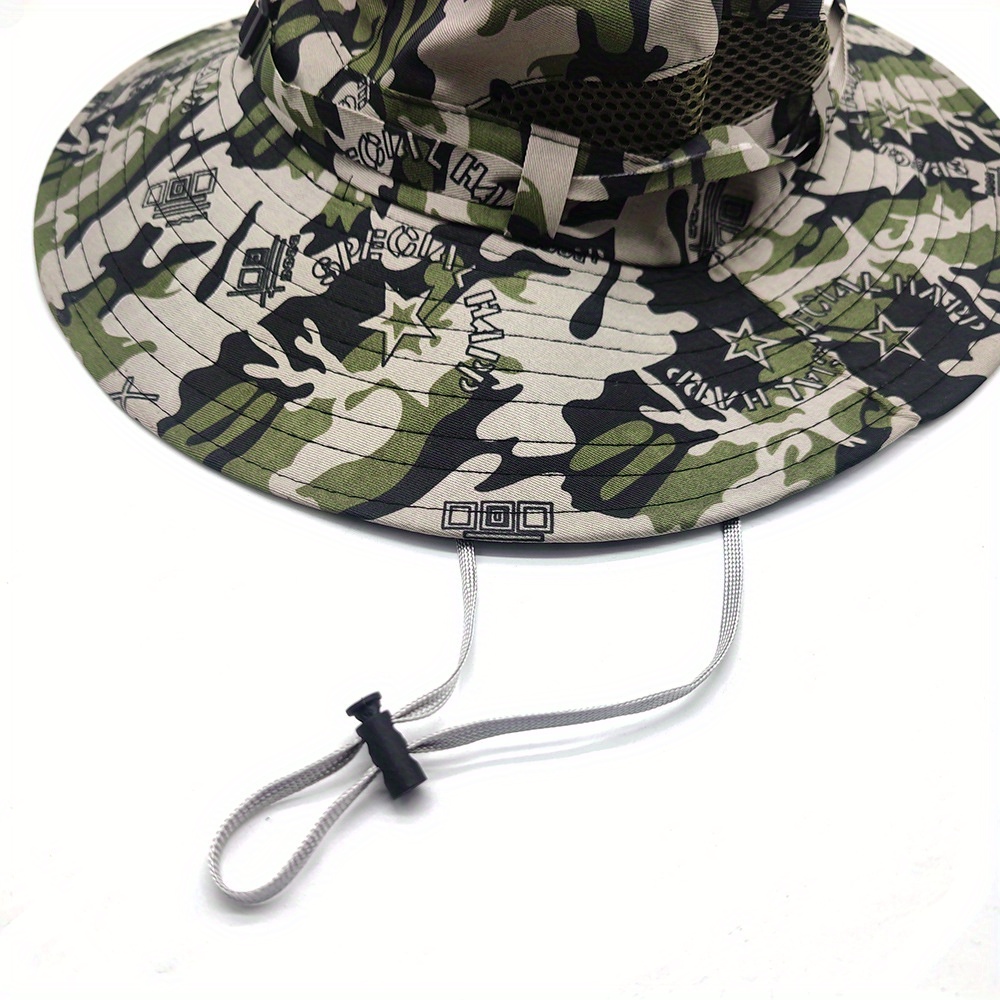 Wide Brim Shawl Ponytail Bucket Hat, Fishing Hat for Women, Outdoor Fishing Hiking UV Protection Bonnet,Temu