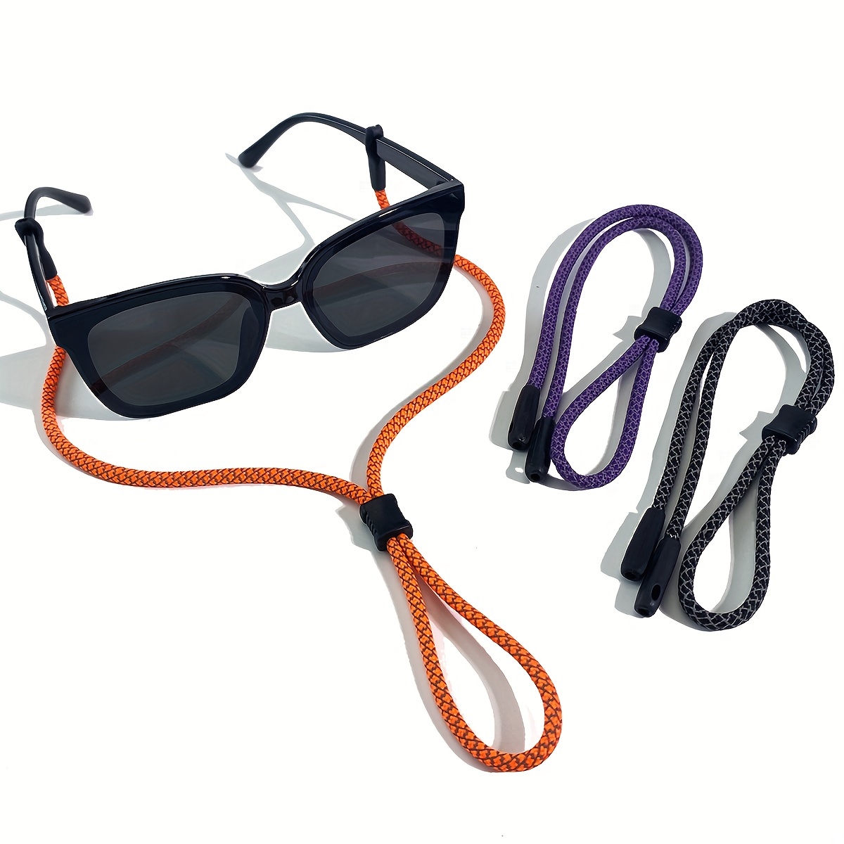 Sunglasses Retainer Magnetic Adjustable Silicone Sunglasses Rope