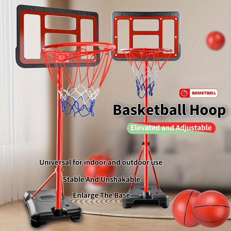 Tablero de baloncesto transparente de puerta colgante Mini tablero de  baloncesto sin golpes con 1 red de canasta 4 gancho 1 baloncesto