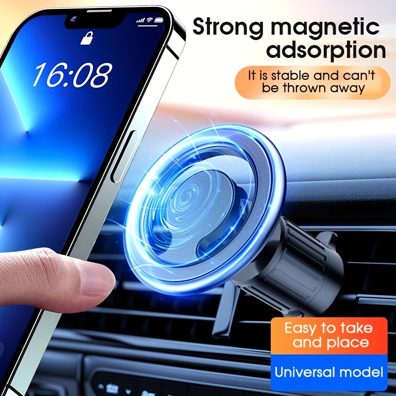 Support Telephone Voiture Aimant Support Voiture Universel,720 Degrs  Rotation Support Phone Avec Aimant Puissant Pour Iphone Samsung, Huawei  Smartphon