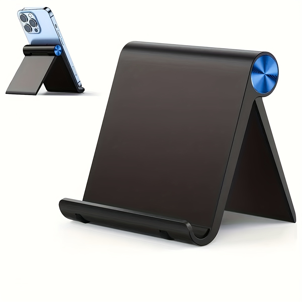 ORIbox Soporte para teléfono celular, soporte para escritorio de oficina,  soporte de escritorio sólido de escritorio de aluminio